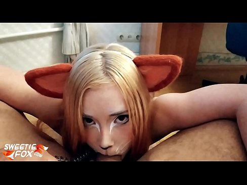 ❤️ Kitsune s'empassa la polla i es corre a la boca ️❌ Porno a nosaltres ❌